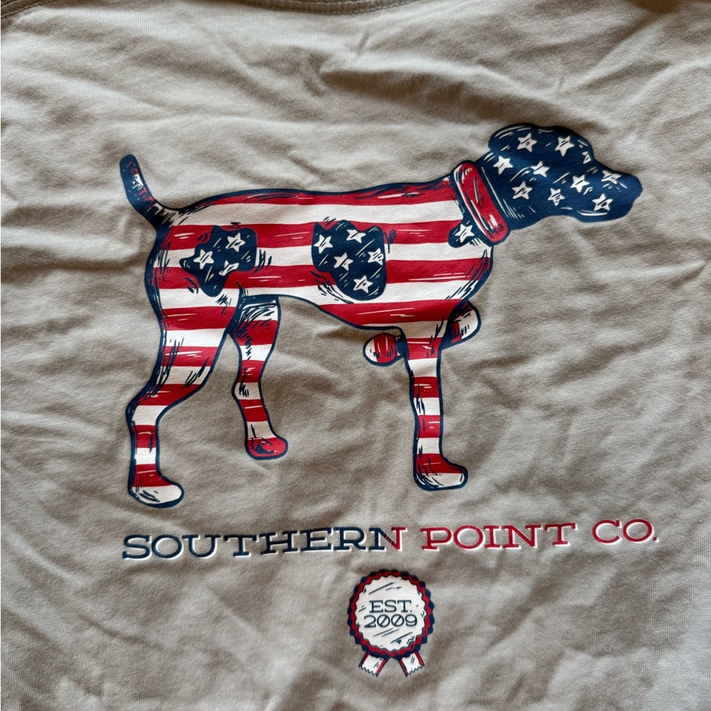 Southern Point Co. Grey t-shirt boys large - Picture 2 of 5